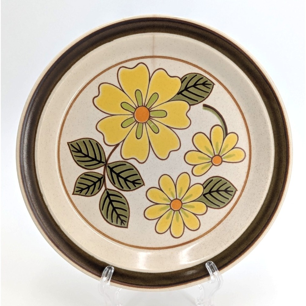 Hallkraft Potterskraft Lazy Daisies Stoneware Dinner Plate By Mikasa, 1 Flawed
